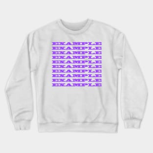 Example - Back Print Crewneck Sweatshirt